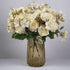 Simulated Peony Bouquet - Silk Artificial Flowers