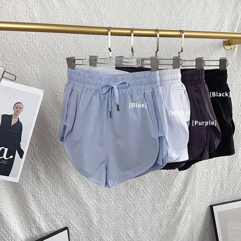 High Waist Quick-Dry Yoga Shorts for Women