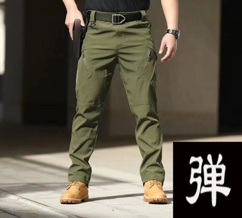 Men's Elastic Outdoor Cargo Trousers - M-5XL