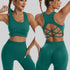 Seamless High Waist Leggings and Sports Bra Set