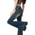Women's Blue Flare Jeans - Vintage 2000s Style