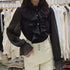 Elegant Ruffled White Blouse for Office Wear