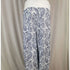 Plus Size Printed Wide Leg Harem Pants