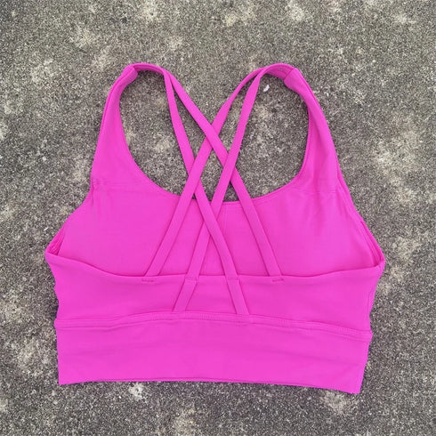High Support Cross Straps Sports Bra for Women