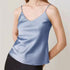 Chic Satin V-Neck Tank Top for Summer