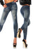 Classic Stretchy Slim Leggings in Imitation Denim