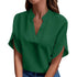Elegant Summer V-Neck Blouse for Women