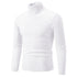 Men's High Neck Casual Knitted Pullover Sweater