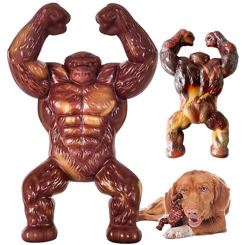 Indestructible Gorilla Dog Chew Toy for Medium Dogs
