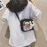 Kawaii Nylon Crossbody Bag with Multiple Pockets