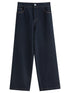 DUSHU Plus Size Women's Double-Layered Fleece Lined Jeans