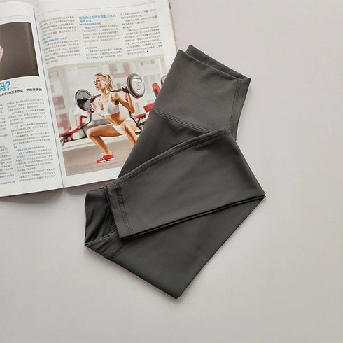 Women's High Waist Yoga Leggings - Booty Lifting Fitness Tights