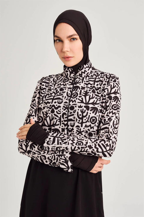 4-Piece Burkini Set with UV Protection