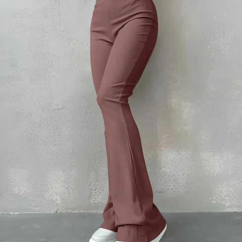 Women's High Waisted Flared Gym Pants