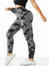 Women's High Waist Seamless Tie-Dye Yoga Leggings