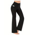 Women's High Waist Flared Pants with Pockets