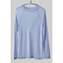 Casual Long Sleeve T-Shirt in Blue and Navy