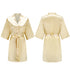 Women's Satin Short Robes for Bridesmaids and Parties