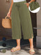 Plus Size Wide Leg Striped Pants for Women