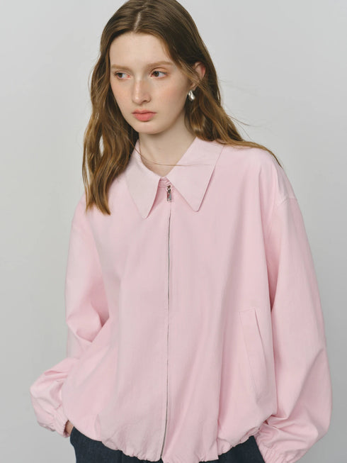 French Barn-Style Oversized Short Jacket for Women