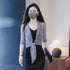Trendy Lace Short Jacket with Half Sleeves