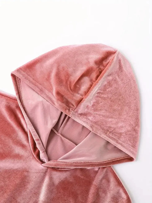 Comfortable Solid Colour Women's Hoodie Pullover