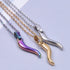 Stainless Steel Hot Pepper Pendant Necklace for Women