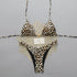 Leopard Print Triangle Bikini Set