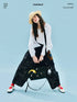 Imakokoni Autumn Loose Cotton T-Shirt with Lace Collar