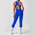 Seamless V-Back Tummy Control Yoga Bodysuit