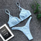 Women's V-Neck Push Up Bikini Set
