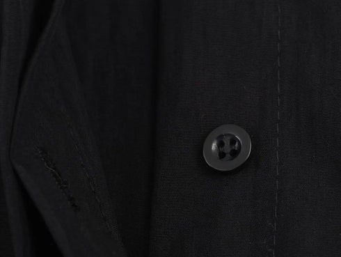 Oversized Black Poplin Shirt for Women