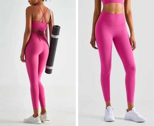 Women's Seamless Yoga Leggings with Inner Pocket