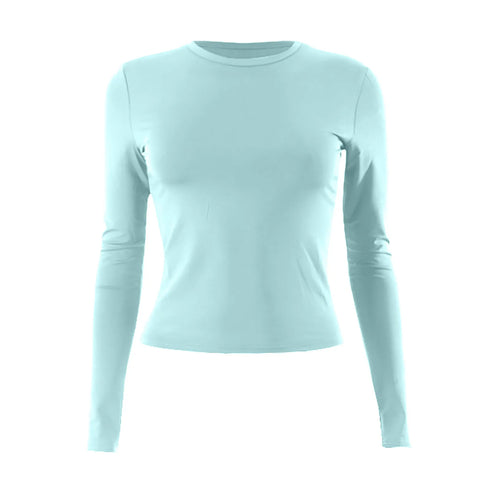 Slim Fit Long Sleeve T-Shirt for Women