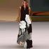 Elegant V-Neck Sleeveless Floral Long Dress
