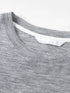 DUSHU Women's Green and Grey Layered Knit Top