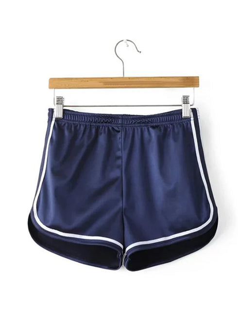 Women's Summer Silk High Waist Casual Shorts