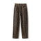 Leopard Print Wide Leg Jeans for Women