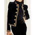 Plus Size Luxury Silk Velvet Jacket for Women