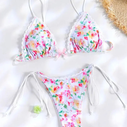 Mini Bowknot Bikini Set for Women