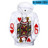 Heart Of The Cards Men's 3D Poker Graphic Hoodie