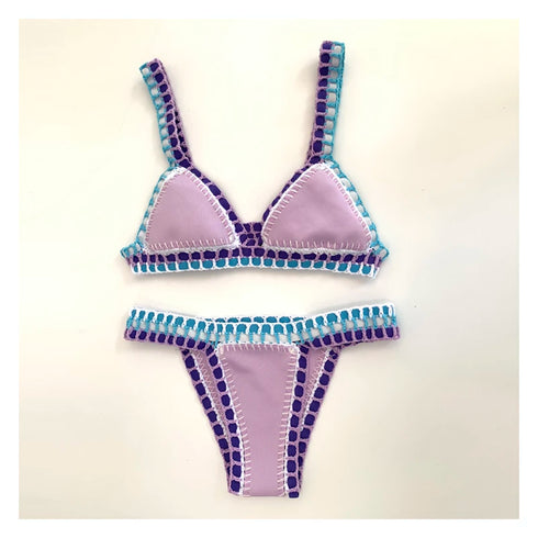 Handmade Triangle Bikini Set in Multiple Colours