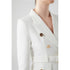 Classic Double Breasted Women's Blazer with Belt