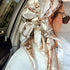 Large Silk Satin Hijab Scarf with Fashion Print - 90cm