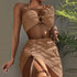 Women's Four-Piece Mesh Bikini Cover-Up Set