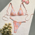 Floral Print Adjustable Bikini Set