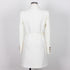 Double Breasted Blazer Dress with Belt