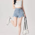 Chic High Waist Denim Shorts for Women