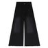Wide Leg Black Denim Jeans for Women