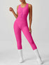 Seamless V-Back Tummy Control Yoga Bodysuit